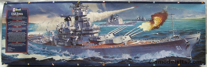 Revell 1/350 USS Iowa BB61 - 1984 Configuration, 5217 plastic model kit